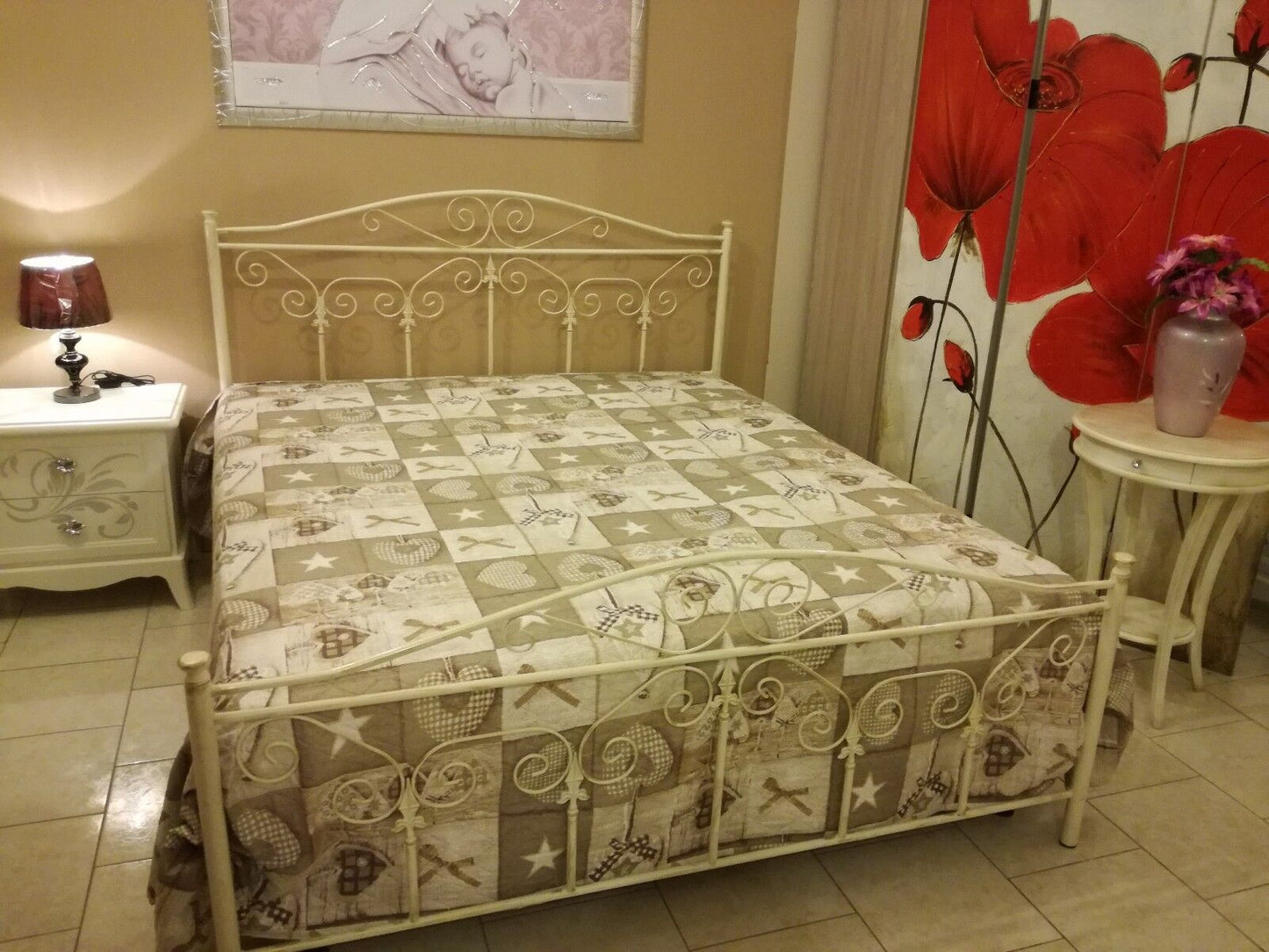 Letto in Ferro Battuto Lancia Matrimoniale