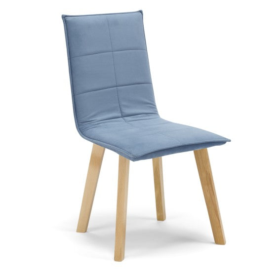 Sedia Marilù con gambe in legno - Carta Da Zucchero