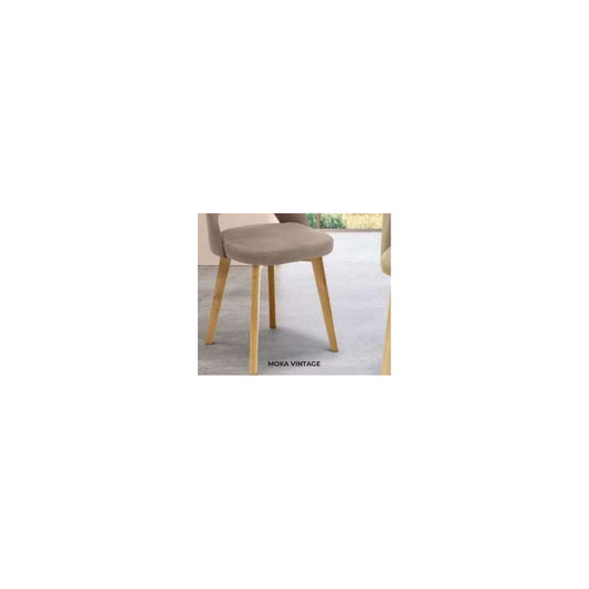 Alice con gambe in legno - Moka Vintage