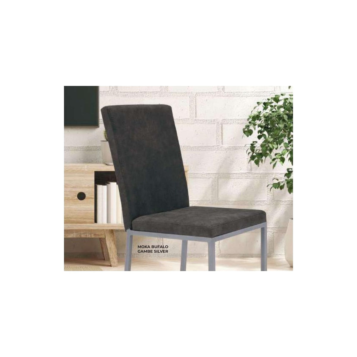 Sedia Licya soft touch - Tortora