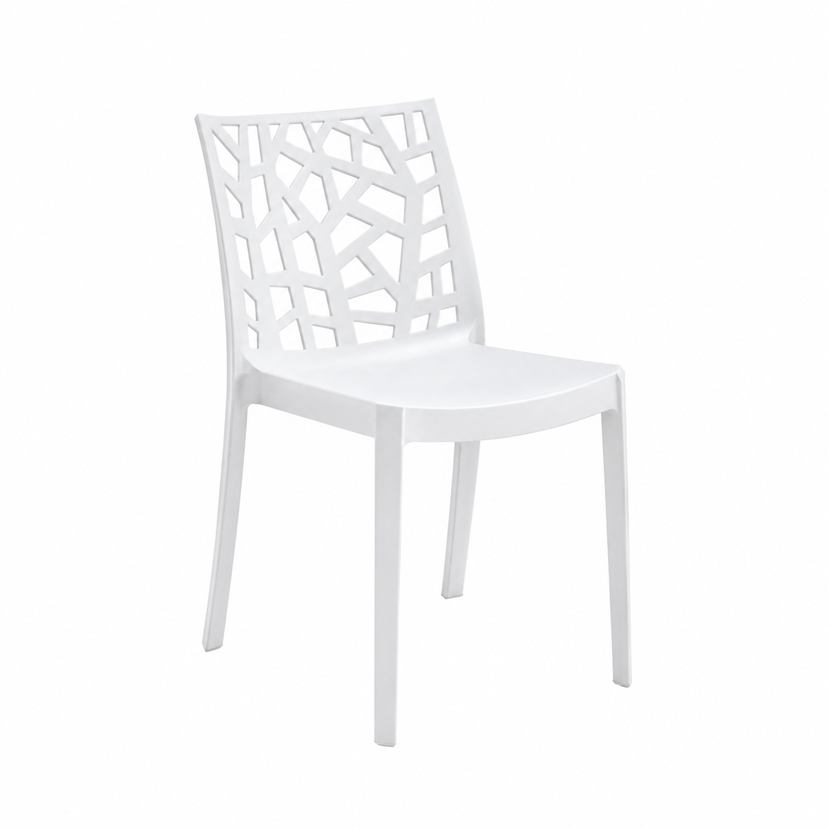 Sedia Matrix in polipropilene colore Bianco